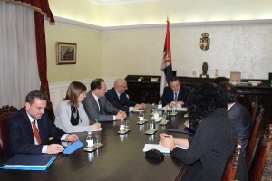 Minister Dacic meets with Michele Giacomelli