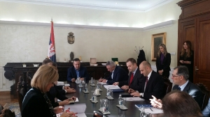 Minister Dacic meets with ministers Ljajic and Stefanovic