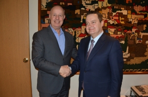 Minister Dacic meets Tzachi Hanegbi, Minister in the Prime Minister's Office