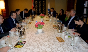 Minister Dacic meets Michael Oren, Deputy Minister for Diplomacy in the Prime Minister's Office