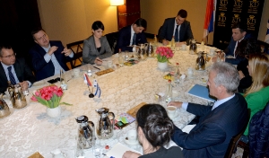 Minister Dacic meets Michael Oren, Deputy Minister for Diplomacy in the Prime Minister's Office
