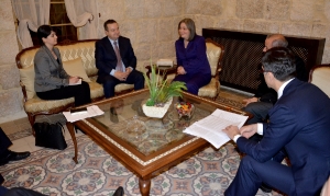 Minister Dacic meets with the Minister of Tourism Palestine, Rula Maa'yaa