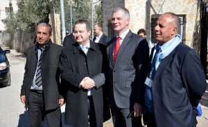 Minister Dacic visited the Aida refugee camp