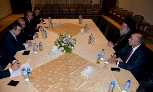 Minister Dacic meets with the bishop of the Greek Orthodox Patriarchate of Jerusalem