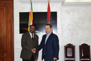 Minister Dacic meets with Walter Mzembi