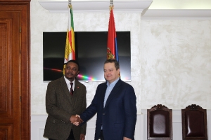 Minister Dacic meets with Walter Mzembi