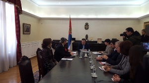 Minister Dacic meets with Gudrun Mosler Törnström