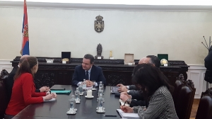 Minister Dacic meets with Eldar Hasanov