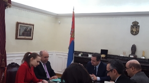 Minister Dacic meets with Eldar Hasanov