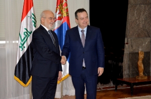 Minister Dacic meets with Ibrahim Al-Jaafari