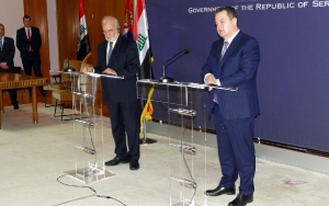 Minister Dacic meets with Ibrahim Al-Jaafari