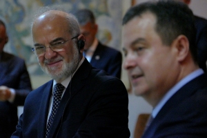 Minister Dacic meets with Ibrahim Al-Jaafari