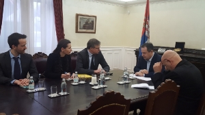 Minister Dacic meets with Ambassador Dittmann