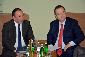 Minister Dačić meets with Foreign Minister of Bosnia and Herzegovina , Igor Crnadak