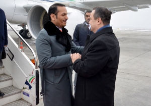 Minister Dacic welcomed the Minister for Foreign Affairs of Qatar 