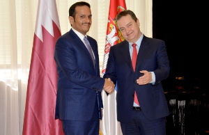 Minister Dacic meets with the Minister of Foreign Affairs of Qatar