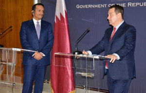 Minister Dacic meets with the Minister of Foreign Affairs of Qatar