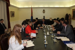 Minister Dacic meets with representatives of the Atlantic Council 