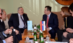 Minister Dacic meets with Nikos Kotzias