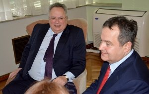 Minister Dacic meets with Nikos Kotzias