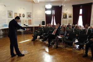 Participants of the 6th class of Advanced Security and Defence Studies of the Military Academy