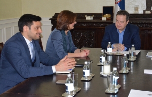 Minister Dacic meets wih Vera Josipovska-Tipko