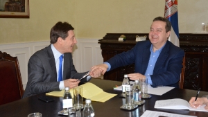 Minister Dacic meets with World Bank consultant