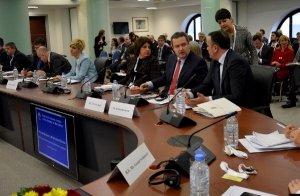 Ministers Dacic and Antic at a meeting of ministers of foreign affairs and energy