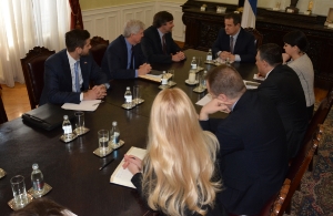 Minister Dacic meets with Matthew Palmer