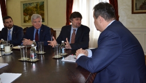 Minister Dacic meets with Matthew Palmer