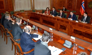 Minister Dacic meets with Børge Brende