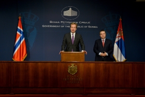 Minister Dacic meets with Børge Brende