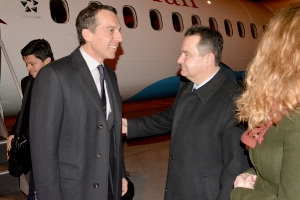 Minister Dacic welcomed Austrian Chancellor