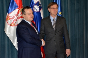 Minister Dacic meets with Prime Minister of Slovenia, Miro Cerar