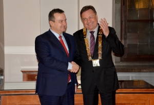 Minister Dacic meets with the Mayor of Ljubljana