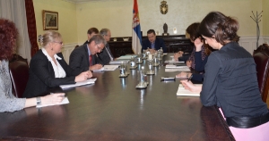 Minister Dacic meets with Christian Danielsson