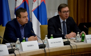 Prime Minister Vucic and Minister Dacic meets with representatives of the EU Council and EK