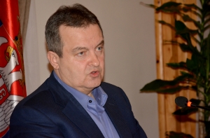 Minister Dacic at a dinner with representatives of the EU Council and the European Commission