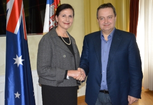 Minister Dacic meets with Concetta Fierravanti-Wells