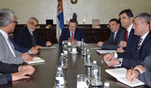 Minister Dacic with a delegation of the Committee on National Security and Foreign Policy of Iran