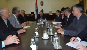 Minister Dacic with a delegation of the Committee on National Security and Foreign Policy of Iran