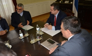 Minister Dacic with a delegation of the Committee on National Security and Foreign Policy of Iran