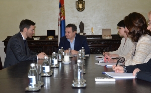 	 Minister Dacic meets with Ambassador of Luxembourg