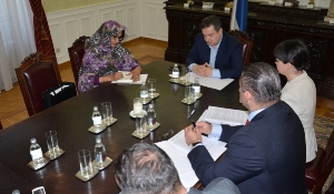 Minister Dacic meets with the Ambassador of Sudan