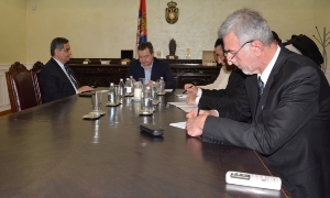 Minister Dacic meets with the Ambassador of Jordan