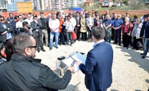 Minister Dacic laid the foundation stone for the construction of housing refugees in Prokuplje