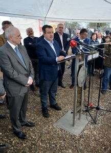 Minister Dacic laid the foundation stone for the construction of apartments for refugees in Paracin