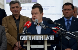 Minister Dacic laid the foundation stone for the construction of apartments for refugees in Paracin