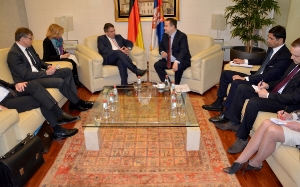 Minister Dacic meets with Sigmar Gabriel