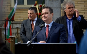 Minister Dacic with the Prime Minister of Bulgaria in Bosilegrad